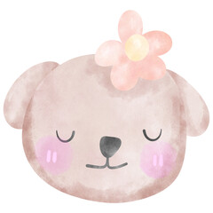 pink child Teddy toy bear