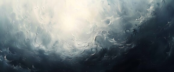 Abstract forms float in a void of infinite possibility, their surfaces rippling with subtle textures and gradients. A sense of tranquility pervades the scene, inviting contemplation and reflection.