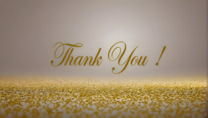 Thank You text colorful Background 