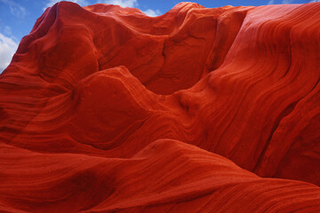 Fiery color in the stone