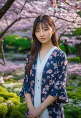 Fototapeta premium Portrait Jeune femme du monde