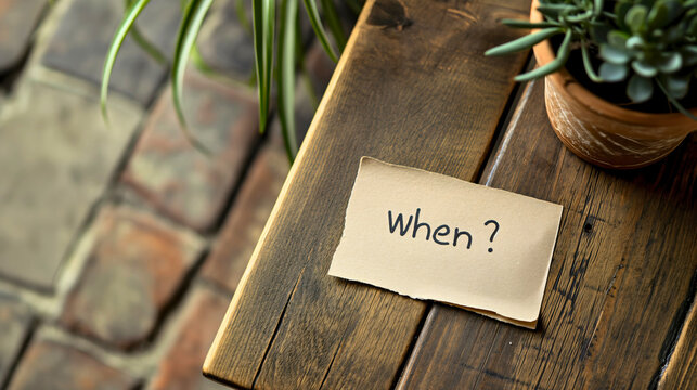 Red text question mark when on paper note on the table. Answer the solution to the problem, FAQ sign information, business help and communication concept, questionnaire message