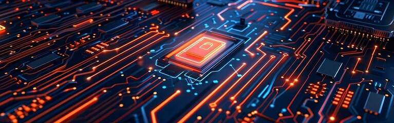 Big Data science analysis business technology concept on virtual screen secure data and cyber security