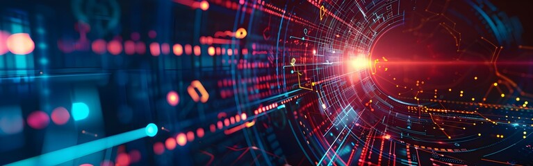 Big Data science analysis business technology concept on virtual screen secure data and cyber security