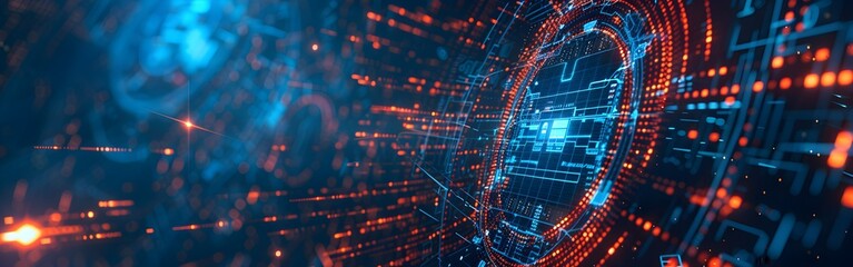  Big Data science analysis business technology concept on virtual screen.