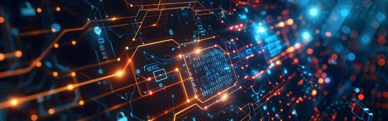 Big Data science analysis business technology concept on virtual screen.