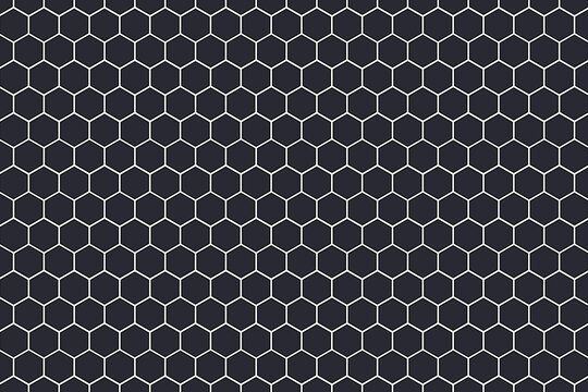 Simple geometric hexagon texture background.