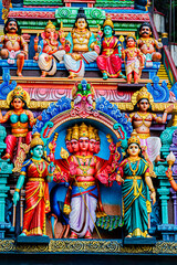 アジア　マレーシア　バトゥ洞窟の風景