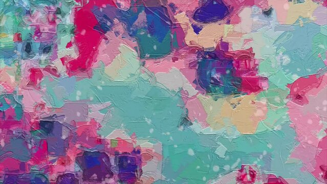 Oil painting and various flowers, cats, dogs, chrysanthemums, fish, dragonflies, lotus leaves, lotus flowers, frogs, butterflies, pond scenery, birds, leaves