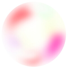 pink ball clear bubble foam