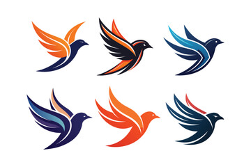 Flying birds Art & Illustration