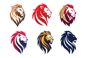 Lion head logo
