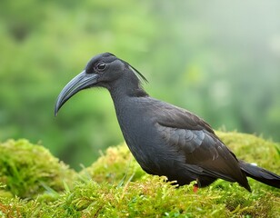 Obraz premium raven on the ground