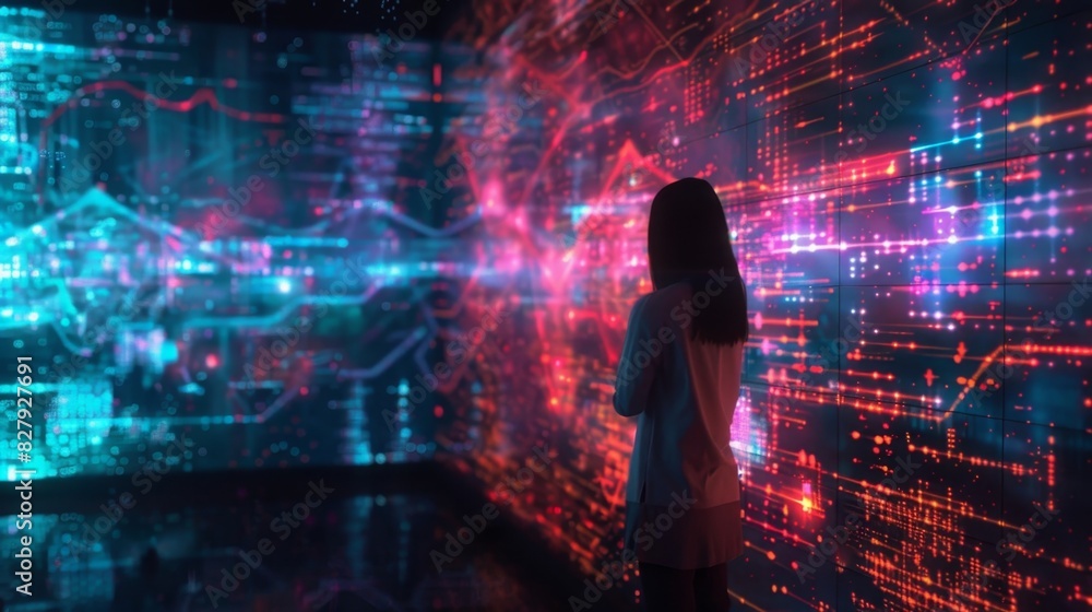 Poster through the power of data analysis a melody emerges that reflects the mood and sentiment of a partic