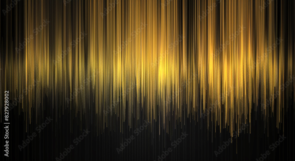 Aufkleber abstract golden waves with a blurred texture create a bright and energetic background design