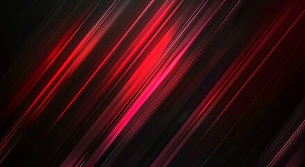 Fototapeta premium Abstract red background with energetic lines