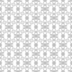 Seamless pattern with keys forming an ornament on a white background