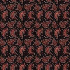 paisley very beautiful, mahogany color, textile, fashion, fabric pattern, seamless, background