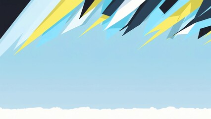 abstract background with rainbow