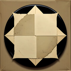 texture overlay cardboard paper shabby scratched photo aged grunge damaged empty mock template envelope package cover record cd vinyl square black old lp