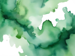 colorful watercolor green abstract Background