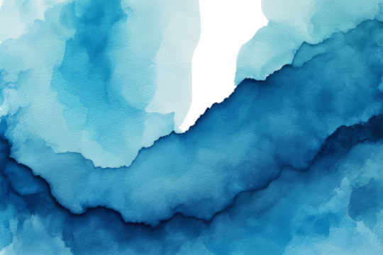 colorful watercolor blue abstract Background
