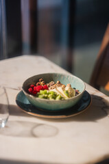 Bowl of Acai and fruits