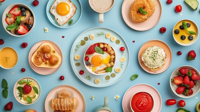 Food collection card template