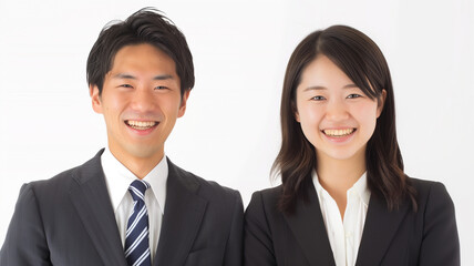 笑顔の若手社員 ビジネスマン ビジネスウーマン