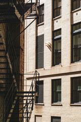 Urban Scene: Fire Escape on Chicago Building