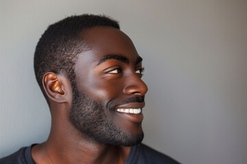 Obraz premium Smiling Person Close-Up