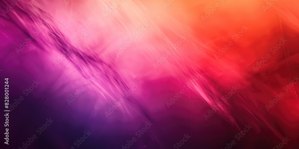 Aufkleber pink and purple abstract background with a gradient to orange and red. aig51a.