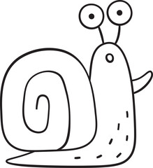 Wondered Snail Doodle