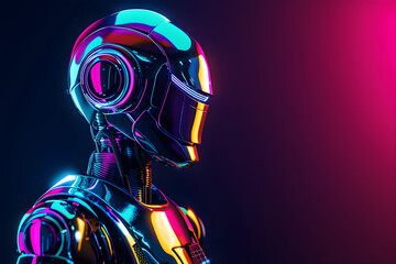 Futuristic Humanoid Android	