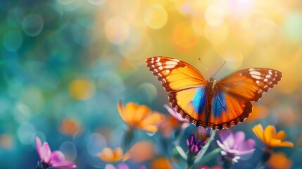 The concept of Fairy Day with copy space area for text