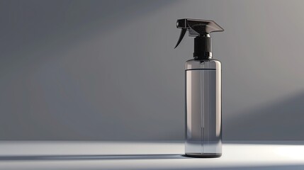 A detailed render of a makeup setting spray bottle