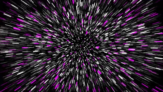 Star moving at night animation templet 