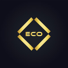 ECO logo. E C O design. White ECO letter. ECO, E C O letter logo design. E C O letter logo design in FIVE, FOUR, THREE, style. letter logo set in one artboard. E C O letter logo vector design.
