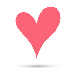 Heart icon isolated. Heart icon for web and mobile.Valentine's day icon