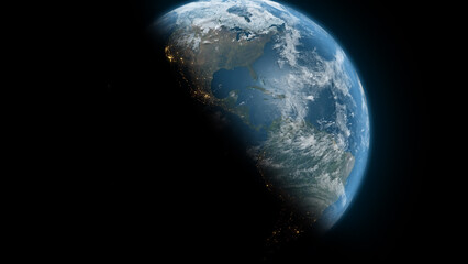 earth in space