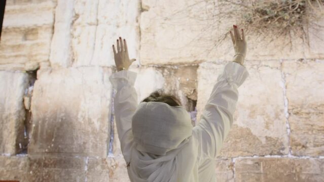 A Woman In A White Robe Is Reaching Up To The Sky Historical Site Documentary Photography Faith