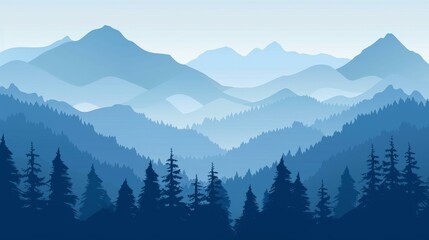 Obraz premium Distant mountains with hidden valleys and caves, unveiled up close.