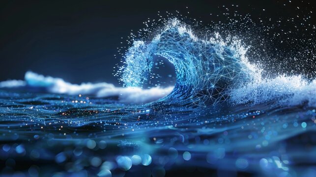 The currents of the Big Data Ocean were constantly shifting and evolving making it crucial to stay afloat and adapt to the changing tides.