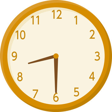 時計のアイコン(8時30分)