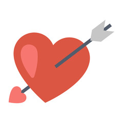 Cupid'S Arrow Icon - Love Icon For Valentine'S Day, Romance, And Cupid Themes