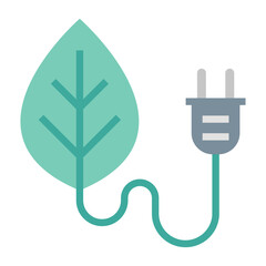 Green Energy Icon - Environmentally Friendly Energy