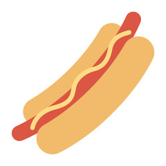 Hot-Dog Icon - Popular Street Food