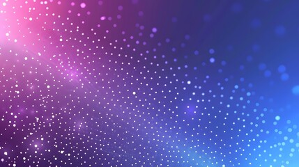 Fototapeta premium Blue-purple gradient background with dots, light color theme, bright and clean appearance. A minimalist design that highlights the beauty of technology in high definition.