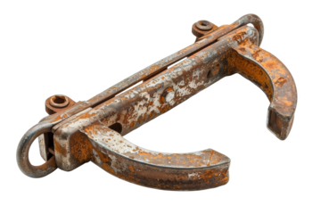 isolated white background of electrical conduit bender