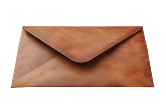 isolated white background of envelope